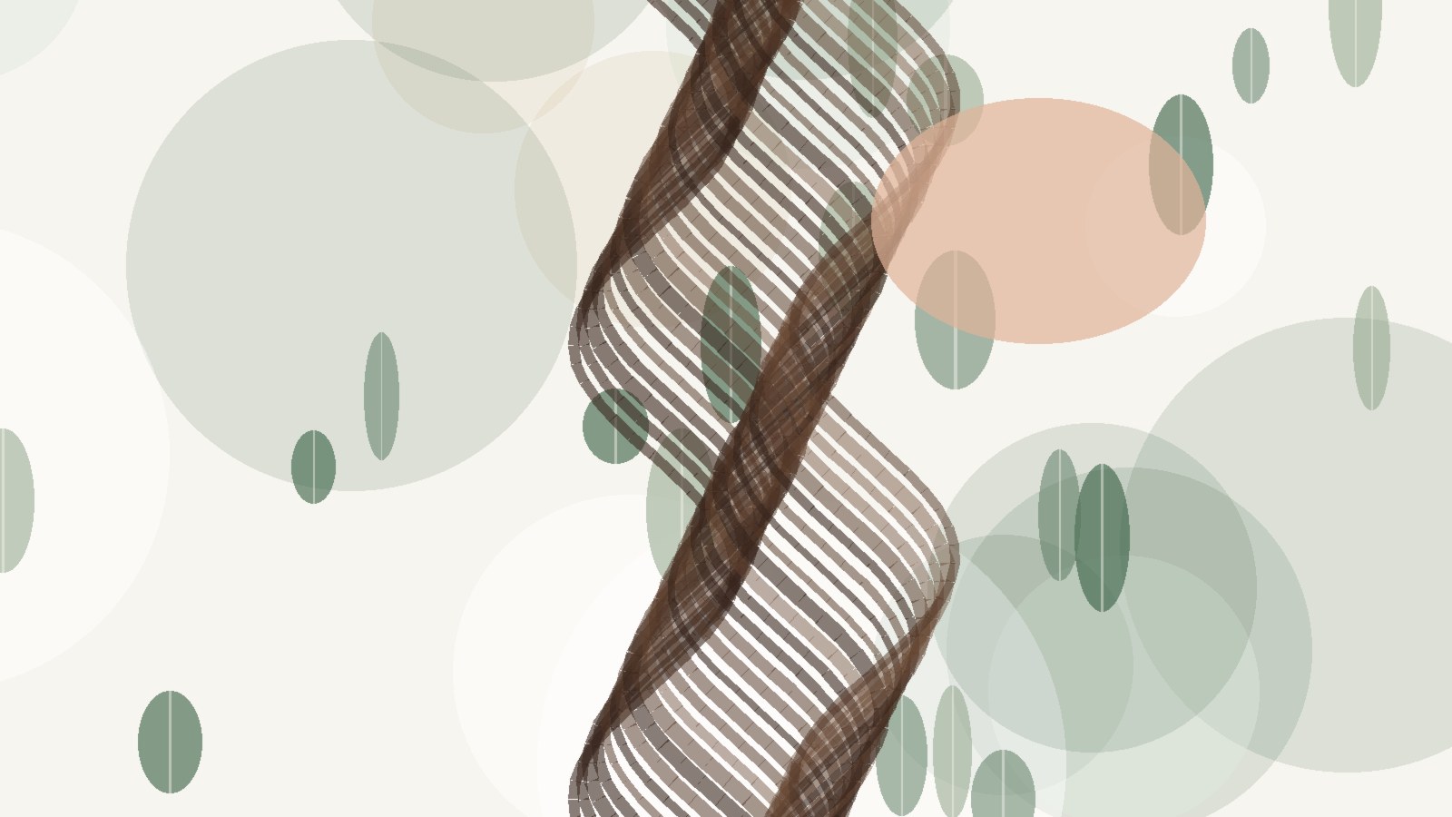 Healthy glossy hair and botanical hair-care concept