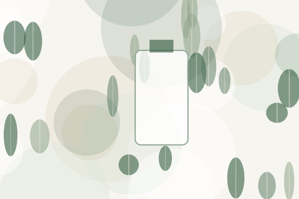 Original Kenz Shampoo hair-care illustration