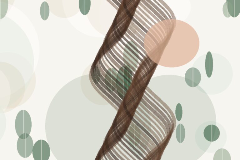 Original Kenz Shampoo hair-care illustration