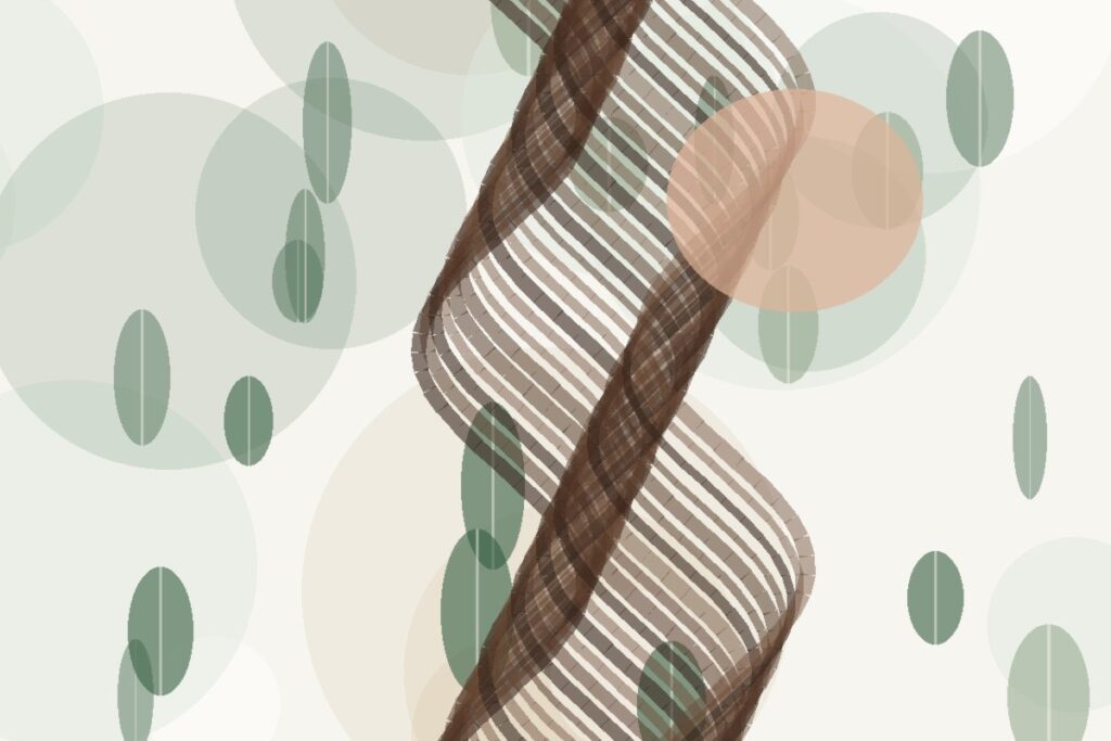 Original Kenz Shampoo hair-care illustration