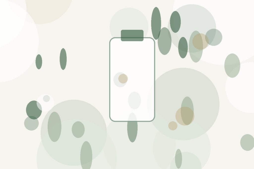 Original Kenz Shampoo hair-care illustration