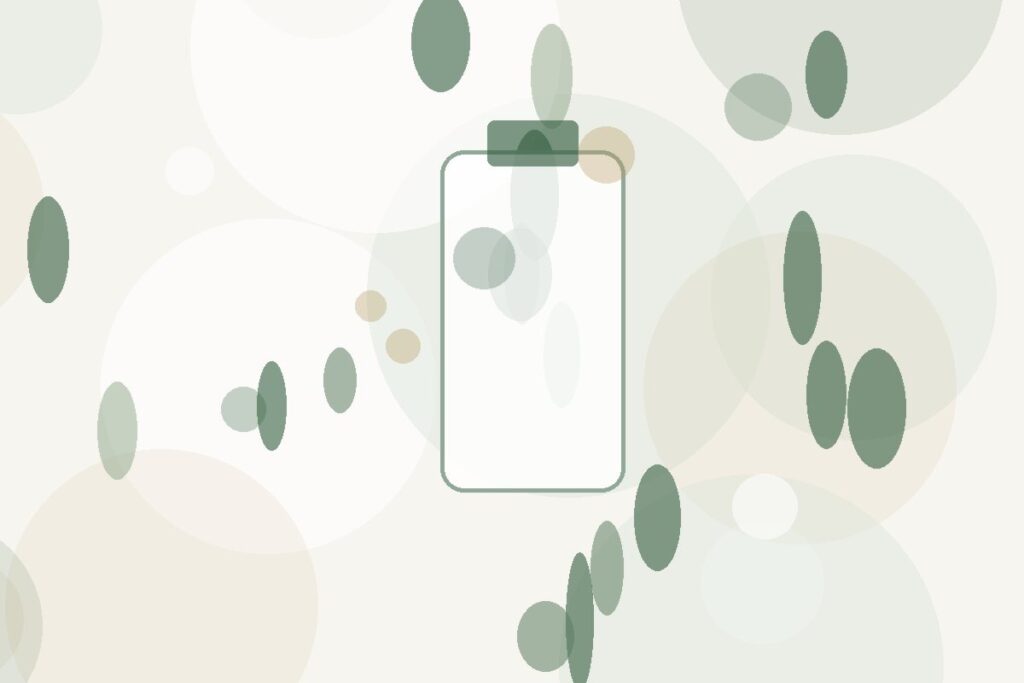 Original Kenz Shampoo hair-care illustration