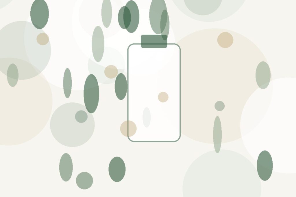 Original Kenz Shampoo hair-care illustration