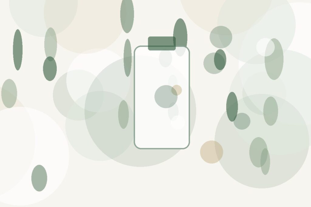 Original Kenz Shampoo hair-care illustration
