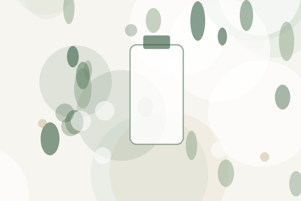 Original Kenz Shampoo hair-care illustration
