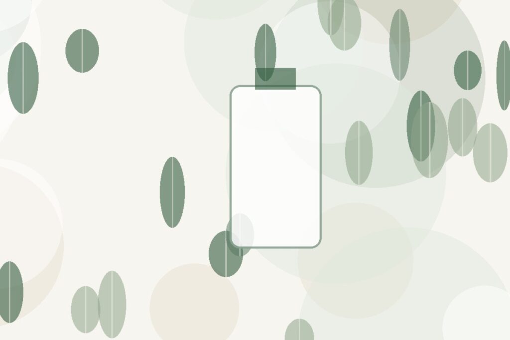 Original Kenz Shampoo hair-care illustration
